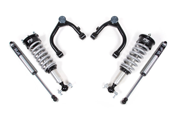 BDS Suspension - 2019-2026 Chevy/GMC 1500 2" Performance Lift System, 0" Rear - Fox 2.0 IFP PS Fr -BDS770FSL