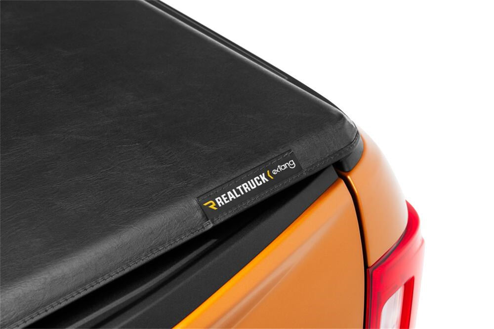 Trifecta 2.0 Tonneau Cover-Black-Leather Grained Fabric-2019-2023 Ford Ranger 6ft. Bed