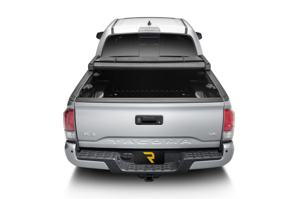 Trifecta 2.0 Tonneau Cover-Black-Leather Grained Fabric-2007-2013 Toyota Tundra 6ft. 6in. Bed with Deck Rail System