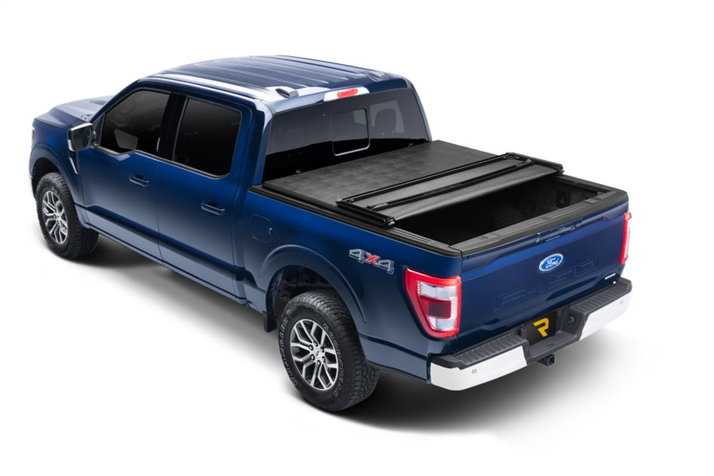 Trifecta 2.0 Tonneau Cover-Black-Leather Grained Fabric-2021-2026 Ford F-150 6ft. 7in. Bed
