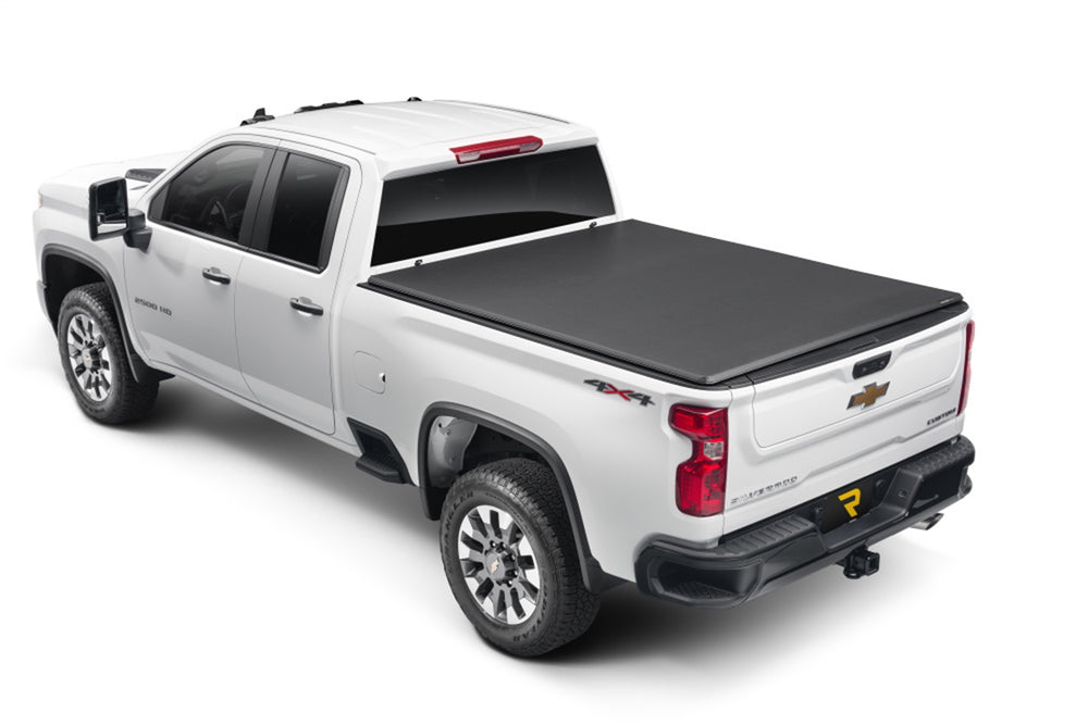 Trifecta ALX Tonneau Cover Black Leather Grained Fabric 2020-2026 Chevy Silverado/GMC Sierra 2500 HD/3500 HD 8ft. Bed without Factory Side Storage Boxes