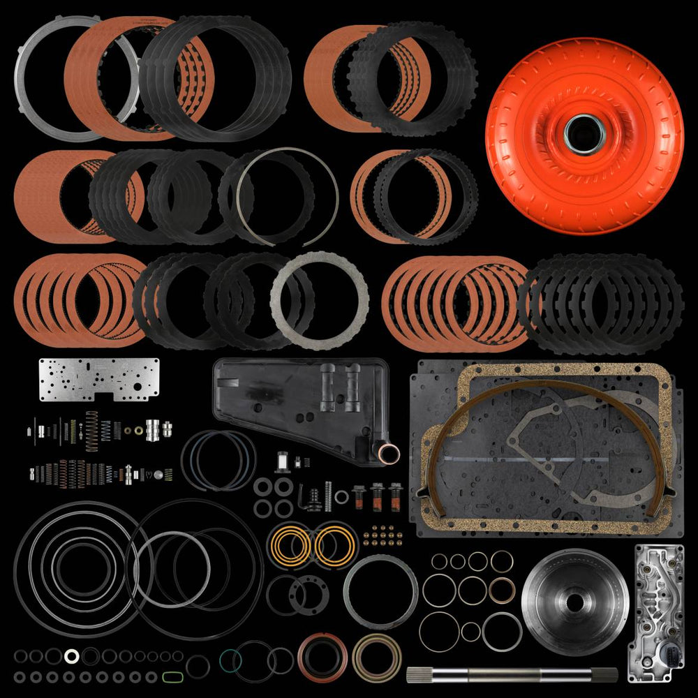 SunCoast Category 3 4R100 Rebuild Kit with Billet Triple Disc Torque Converter