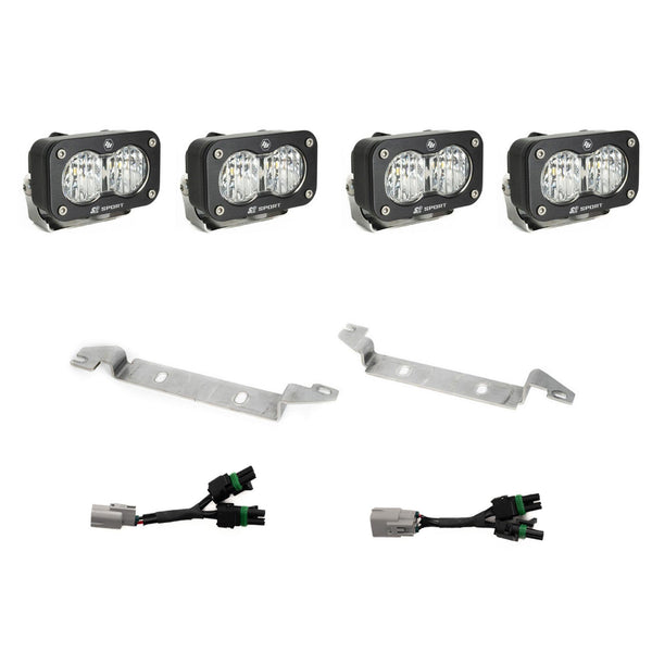 S2 Sport OEM Fog Light Replacement Kit - 2025-On Toyota 4Runner NOTE: TRD Pro/Trailhunter (Clear)
