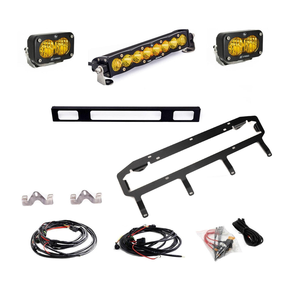 S8 10-inch/S2 Pro Grille Light Replacement Kit - 2025-On Toyota 4Runner; TRD Pro (Baja Amber)