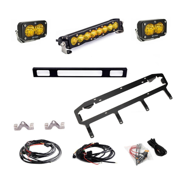 S8 10-inch/S2 Pro Grille Light Replacement Kit - 2025-On Toyota 4Runner; TRD Pro (Baja Amber)