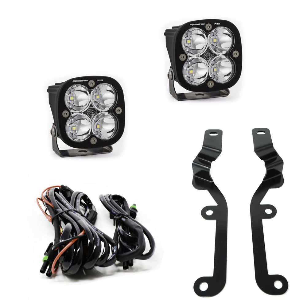 Squadron Pro A-Pillar Kit - '19-24 Silverado 1500 (Spot; Clear)