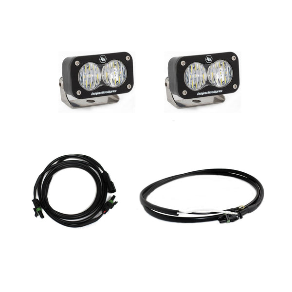 S2 Sport Dual Reverse Kit - '20-22 Silverado 2500HD/3500HD (Wide Cornering; Clear)