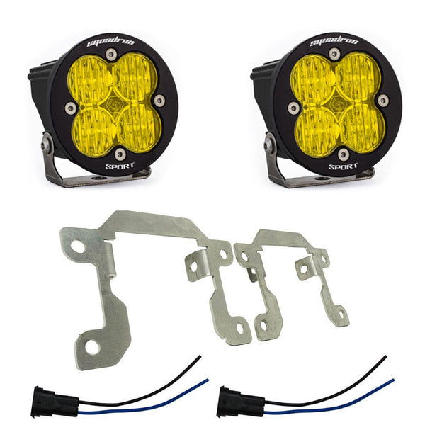 Squadron-R Sport Fog Pocket Kit - '14-17 Fiesta ST; '13-14 Focus ST; '13-16 Fusion; '15-17 Mustang; '15-16 Transit; '13-16 BRZ/Impreza; '13-19 Crosstrek; '14-18 Forrester, '10-12 Legacy/Outback; '15-19 WRX/STI (Wide Cornering; Baja Amber)