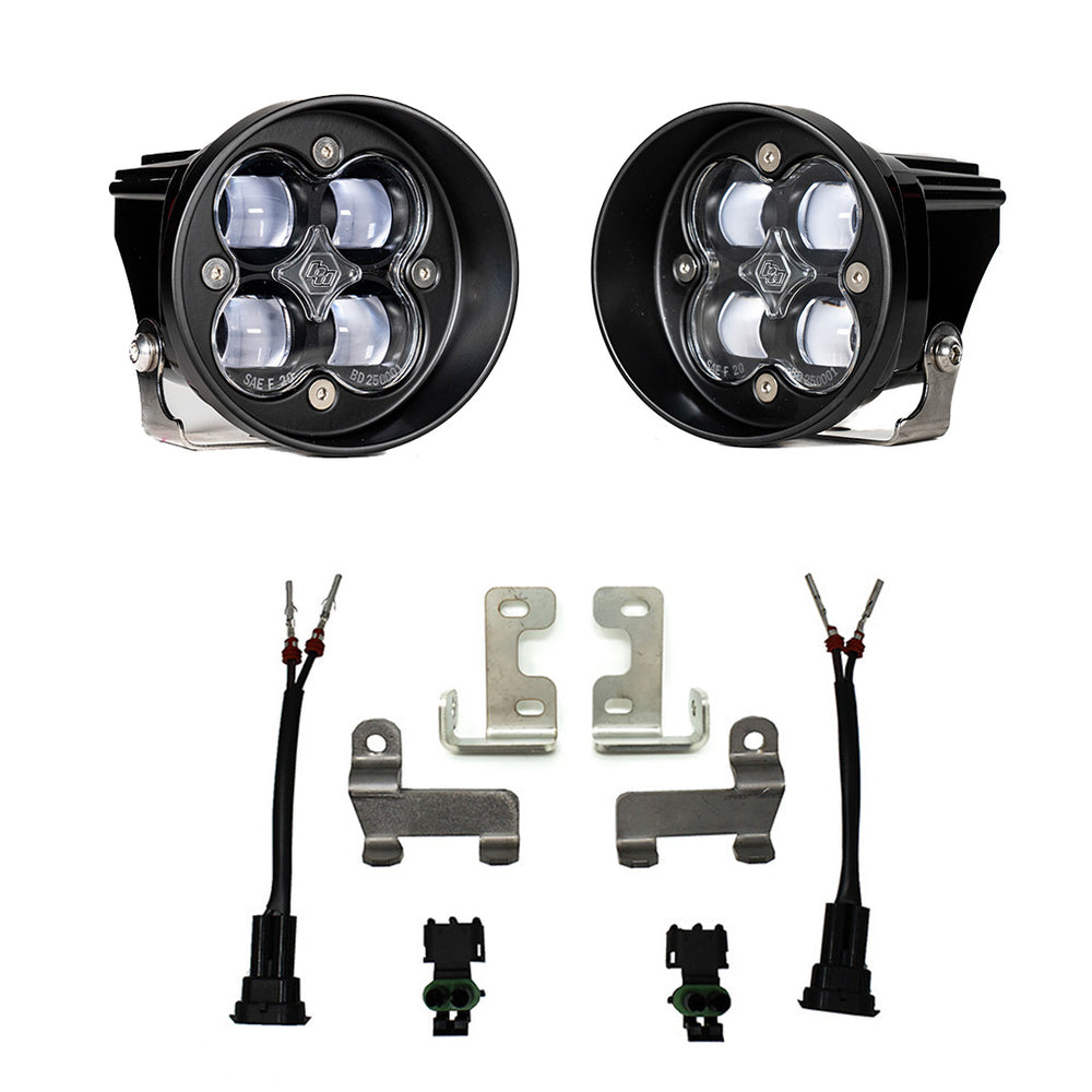 Squadron-R SAE Fog Pocket Kit - '10-24 4Runner; '12-23 Tacoma; '14-21 Tundra, '23-On Sequoia (SAE Fog; Clear)