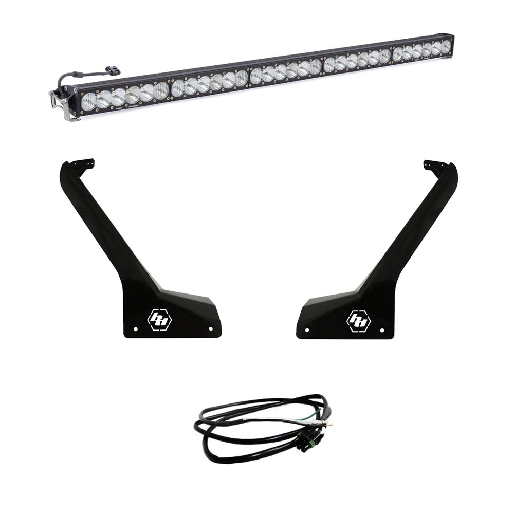 OnX6+ 50 Inch Roof Mount Kit - '20-25 Gladiator / '18-25 Wrangler J; Exc. Rubicon 392L (Driving/Combo; Clear; Upfitter Wiring)