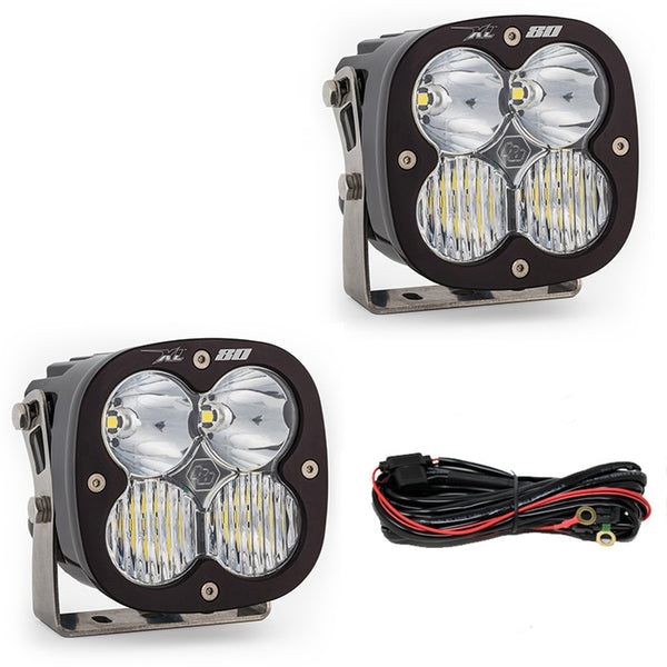 XL80 Bumper Kit - '20-25 Gladiator / '18-25 Wrangler JL; w/ OE Steel Bumper (Driving/Combo; Clear; Toggle Wiring)