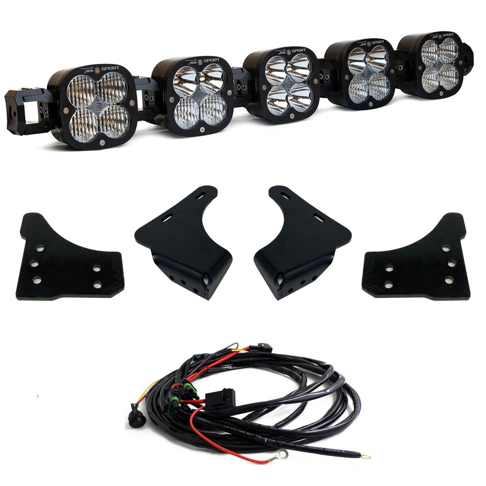 XL Linkable Sport Bumper Light Kit - '21-23 F-150 (Multi-Pattern; Clear; Toggle Wiring)