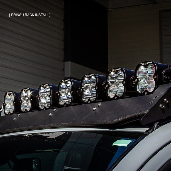 Toyota 7XL Linkable Roof Light Bar Kit For Prinsu Rack - '10-24 4Runner; '07-14 FJ Cruiser; '05-23 Tacoma; '07-21 Tundra (Multi-Pattern; Clear)