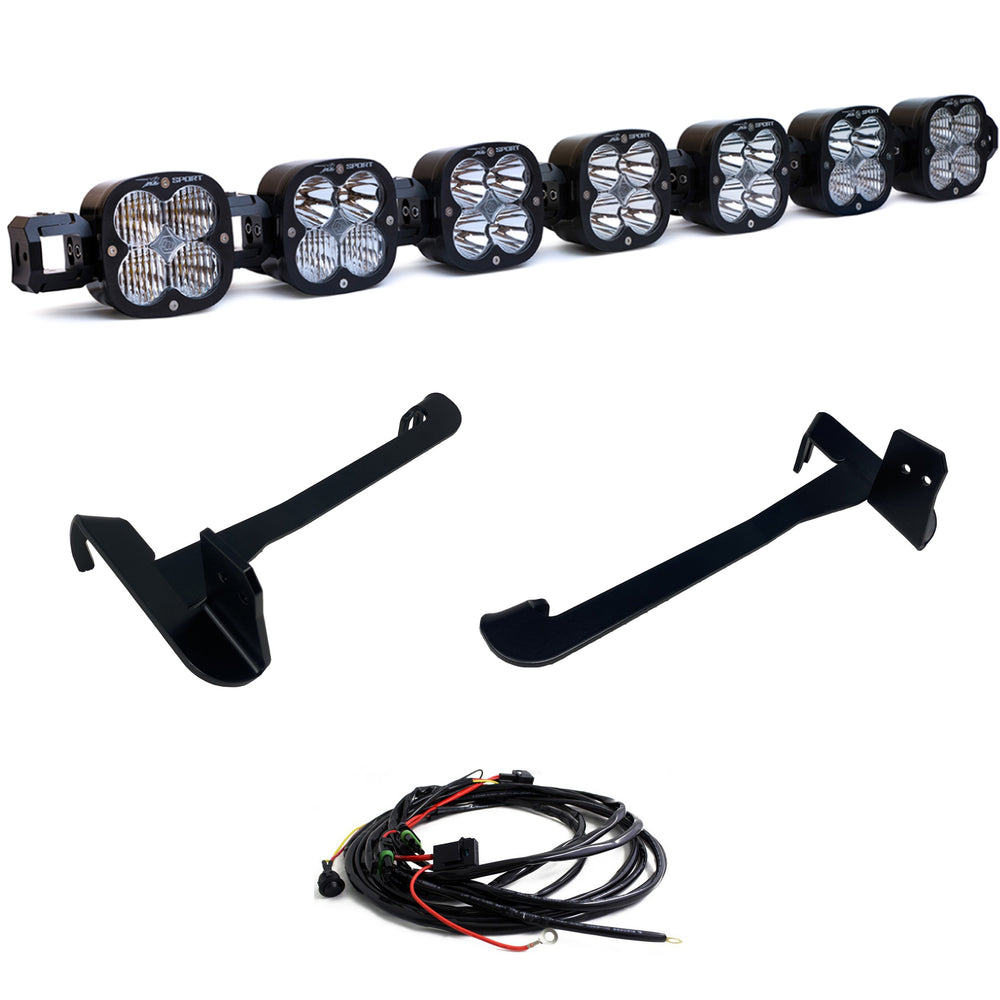 XL Linkable Sport Bumper Light Kit - '19-25 2500/3500/4500/5500 (Multi-Pattern; Clear; Toggle Wiring)