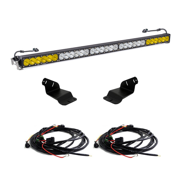 OnX6+ 50 Inch Roof Mount Kit - '21-25 Bronco; '22-25 Bronco Raptor (Multi-Pattern; Clear/Baja Amber; Toggle Wiring)