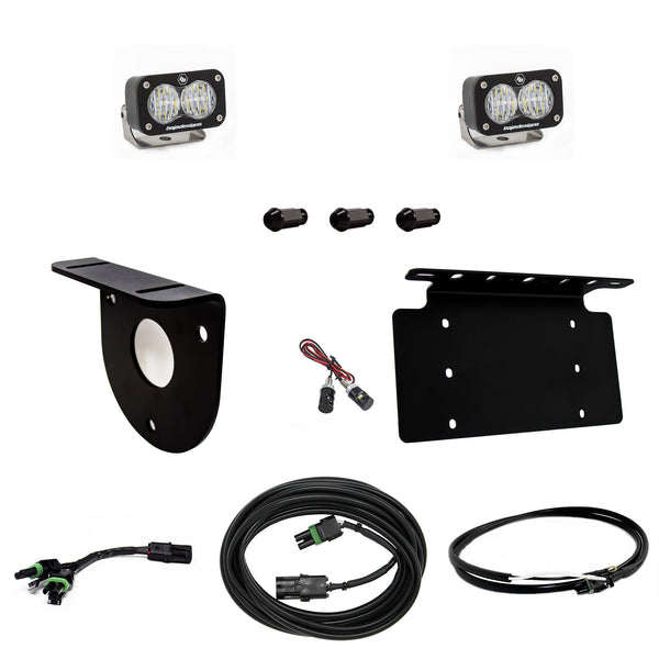 S2 Sport Dual Reverse Kit - '21-25 Bronco (Multi-Pattern; Clear; Upfitter Wiring; License Plate Mount)