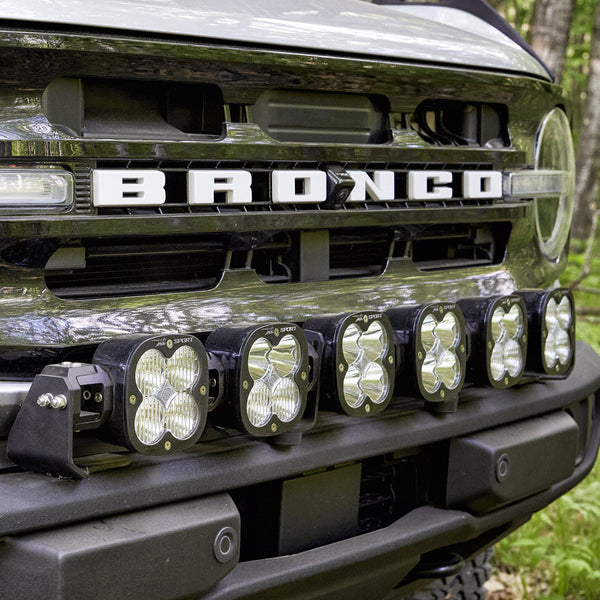 XL Linkable Sport Bumper Light Kit - '21-25 Bronco; w/ OE Plastic Bumper (Multi-Pattern; Clear; Toggle Wiring)