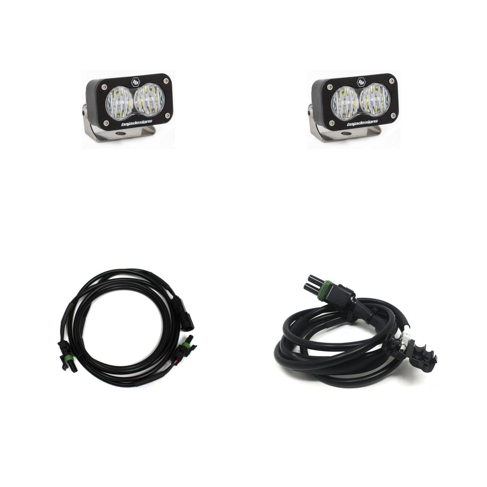 S2 Sport Dual Reverse Kit - GMC Sierra 1500 2019-26; 2500HD/3500HD 2020-26 (Wide Cornering; Clear)