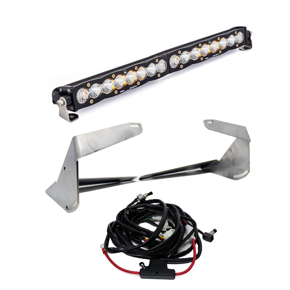 S8 30 Inch Grille Lower Kit - '19-25 2500/3500 (Driving/Combo; Clear)