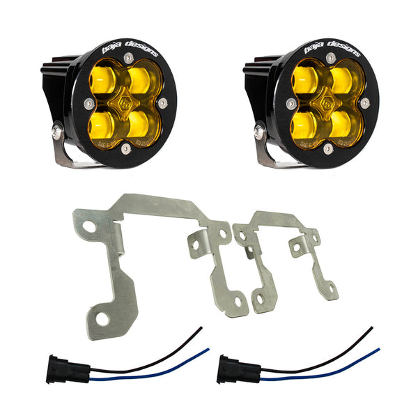 Squadron SAE Fog Pocket Kit - '19-25 2500/3500 Big Horn (SAE Fog; Baja Amber)