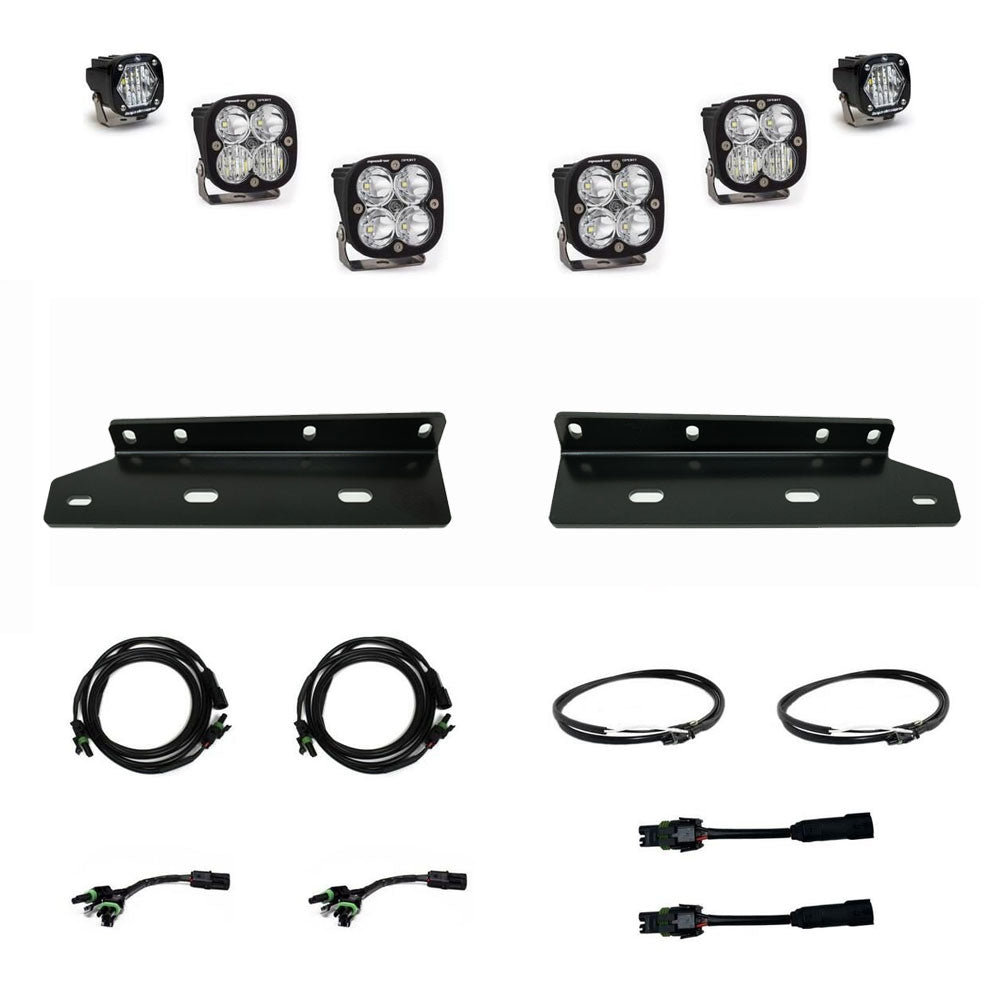 Squadron Sport/S1 Fog Pocket Kit - '21-25 F-150 Raptor (Multi-Pattern; Clear)