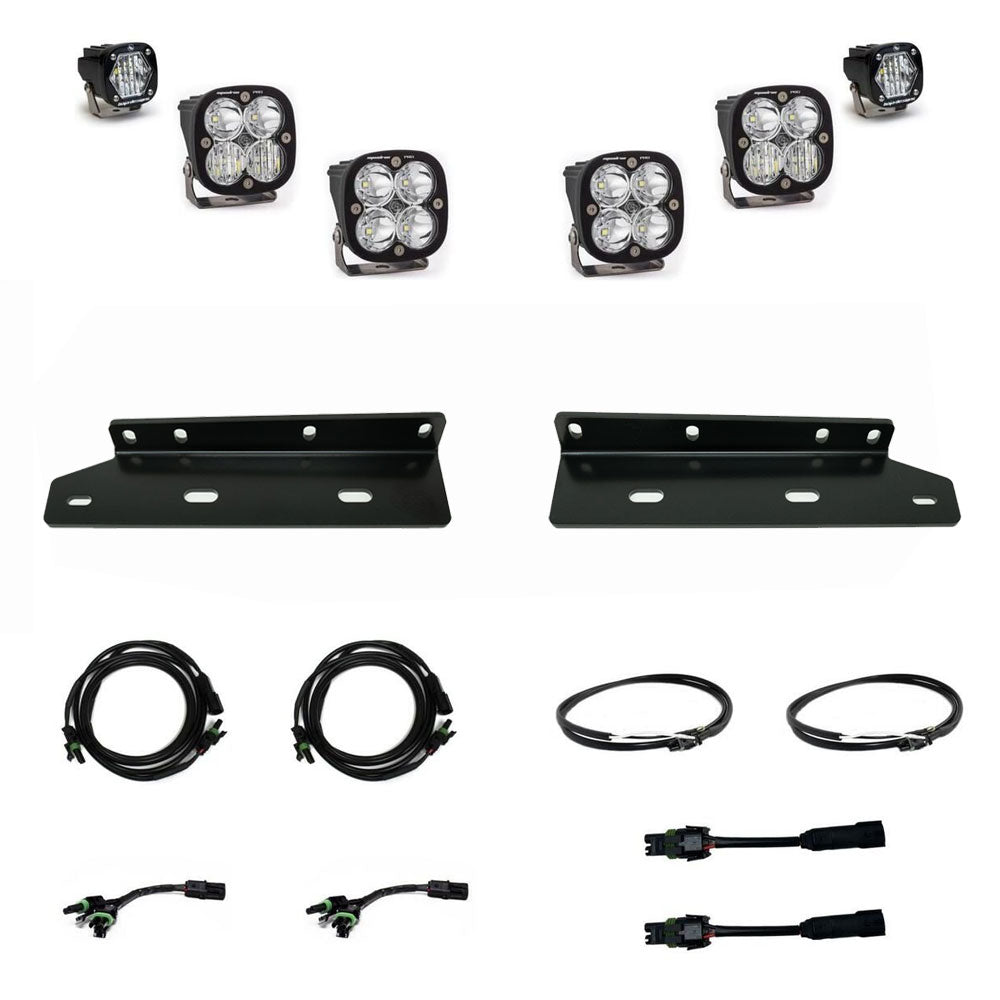 Squadron Pro/S1 Fog Pocket Kit - '21-25 F-150 Raptor (Multi-Pattern; Clear)
