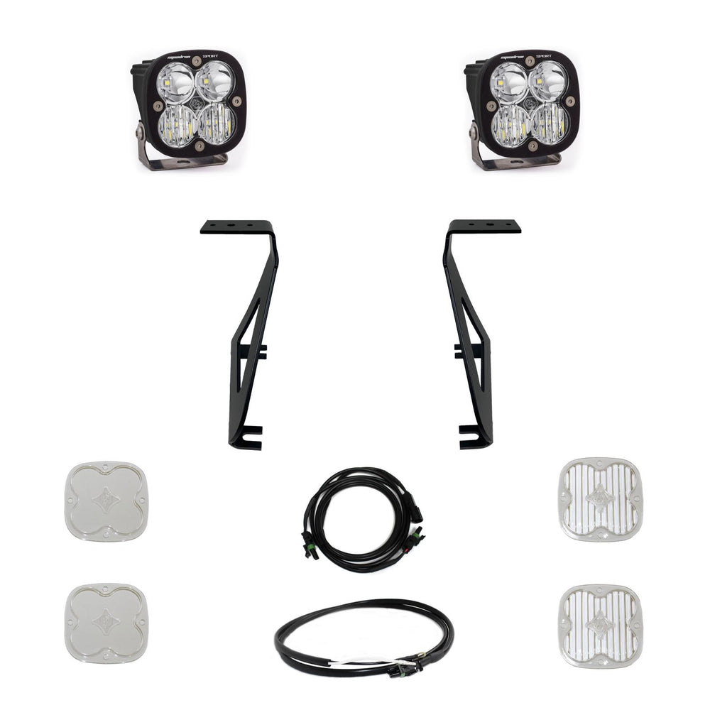 Squadron Sport A-Pillar Kit - '21-25 F-150 Raptor / Raptor R / Raptor 37 (Driving/Combo; Clear)