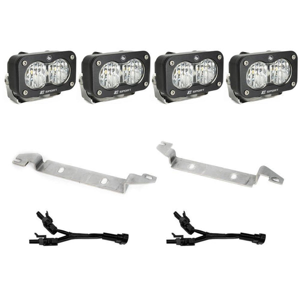 S2 Sport Fog Pocket Kit - '22-25 Tundra (Wide Cornering; Clear)