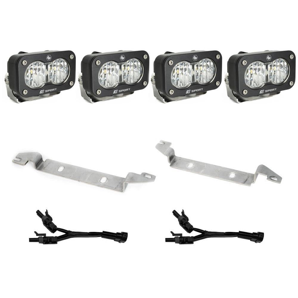 S2 Sport Fog Pocket Kit - '22-25 Tundra (Wide Cornering; Clear)