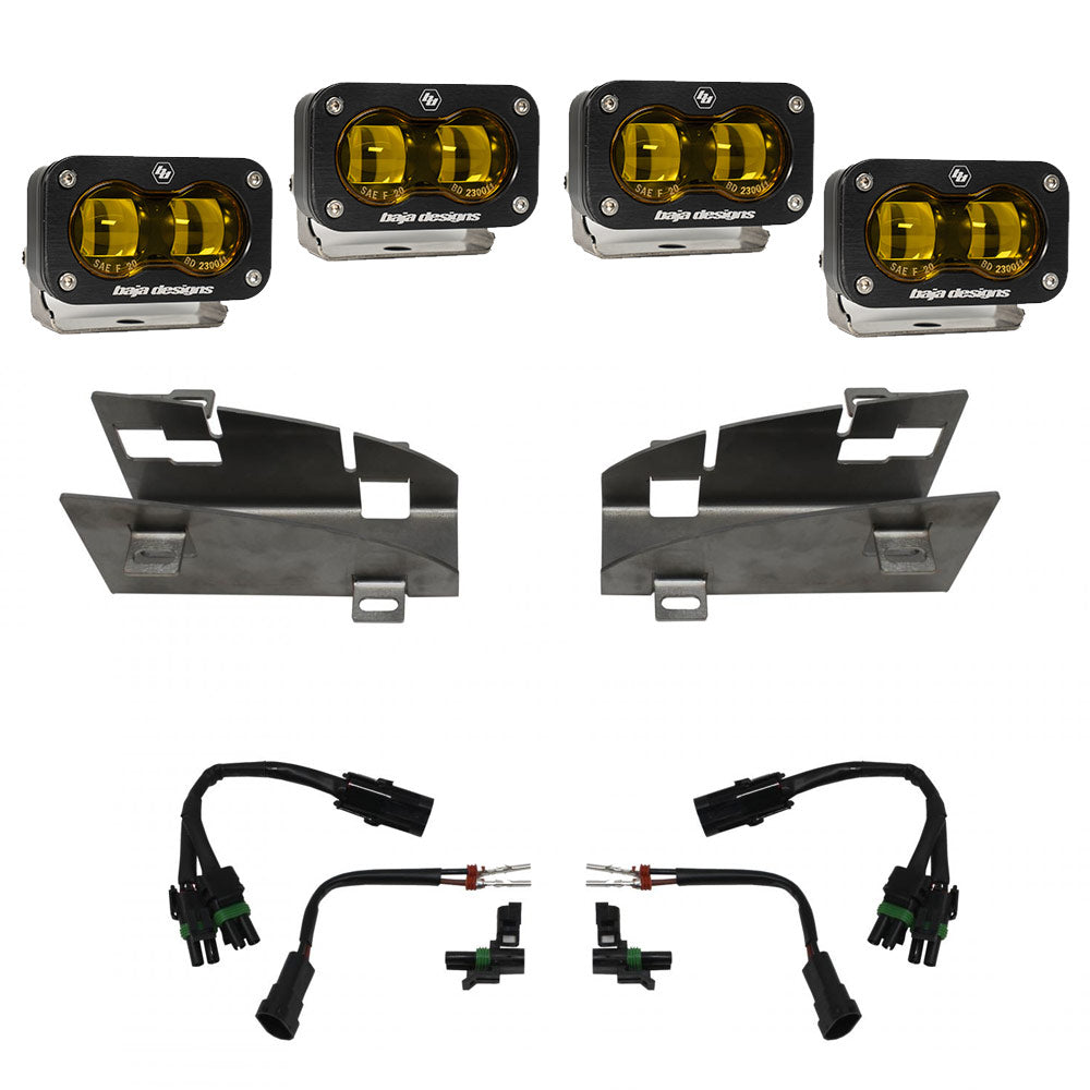 Dodge, Ram Rebel/TRX (19-24), Dual S2 SAE Amber FPK