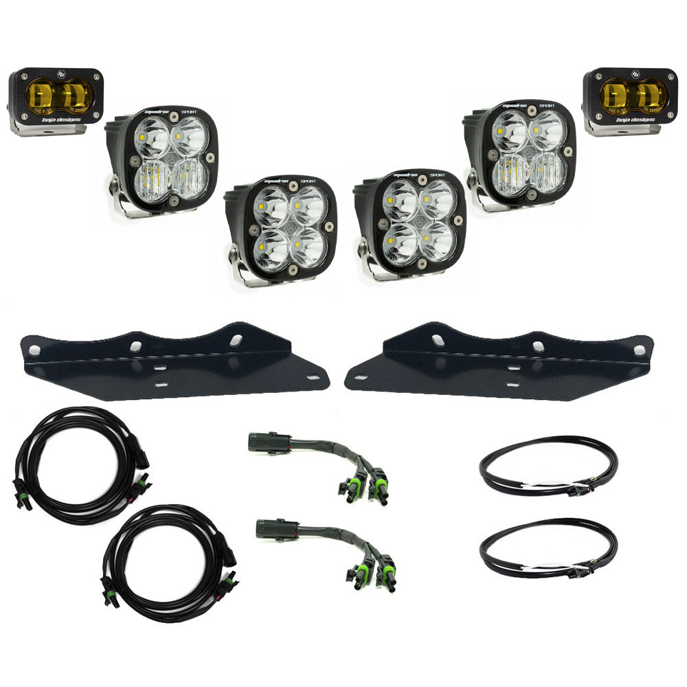 Ford, Raptor (17-20) Fog Pocket Kit S2 SAE Amber