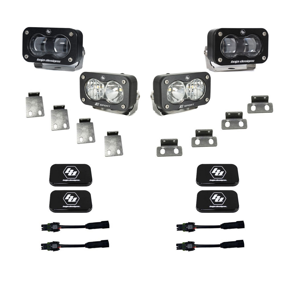 S2 SAE/S2 Sport Fog Pocket Kits - Ford '21-25 F-150 Raptor, '23-25 Bronco Raptor, '24-25 F-150 Raptor 37/R