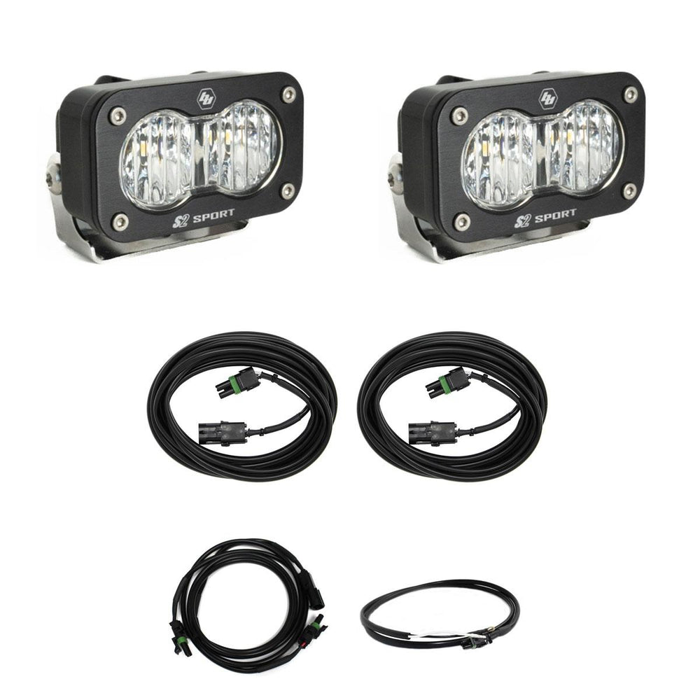 S2 Sport W/C, Reverse Kit w/ Upfitter (Wide Cornering; Clear; Upfitter Wiring)