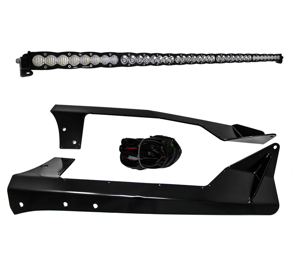 S8 50 Inch Roof Mount Kit - '07-18 Wrangler JK (Driving/Combo; Clear)