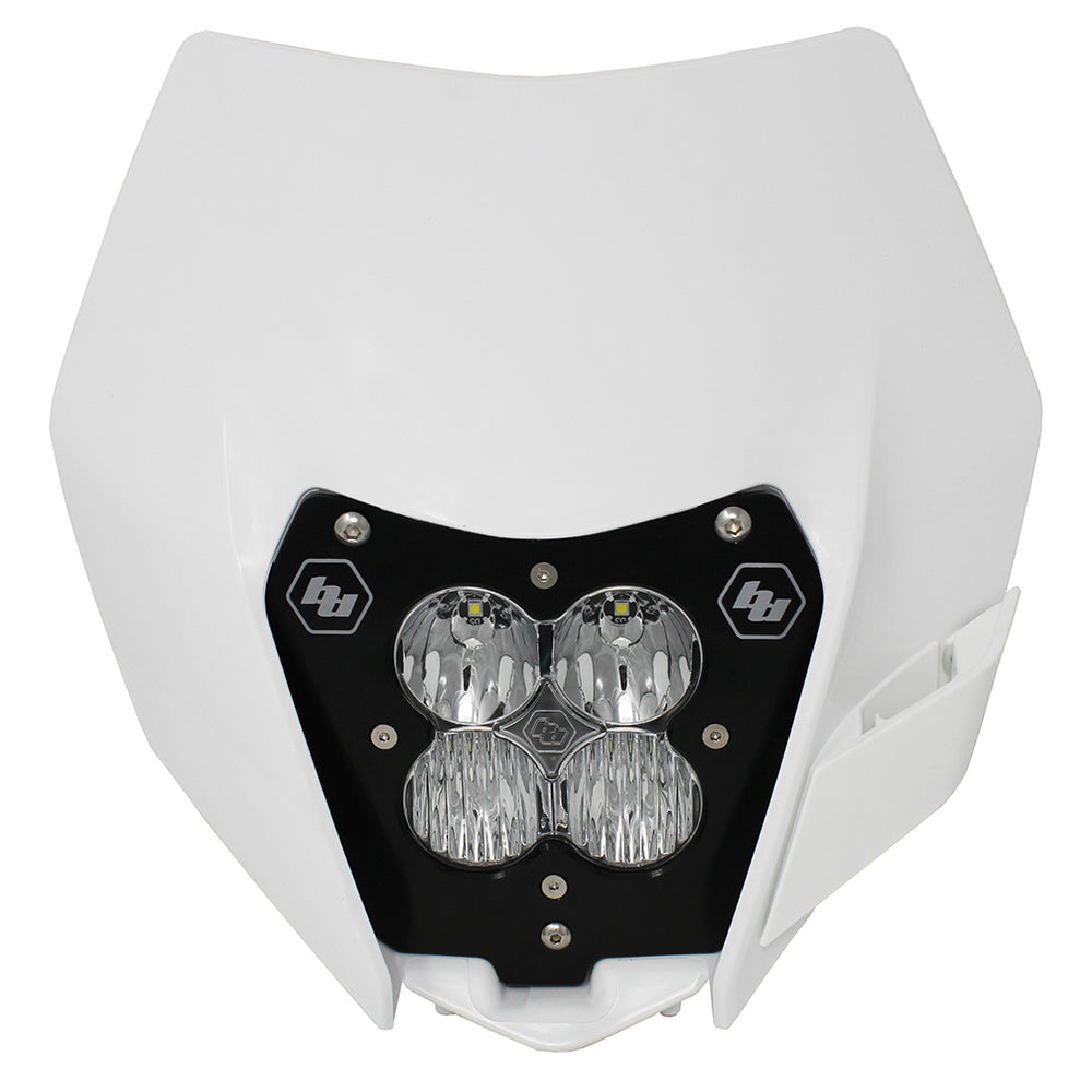 XL Pro (D/C) Headlight Kit w/ Shell - '14-16 250 SX-F/250 XC-F/250 XCF-W/350 SX-F/350 XC-F/350 XCF-W; '13-16 450 XC-W/500 XC-W (Driving/Combo; Clear)
