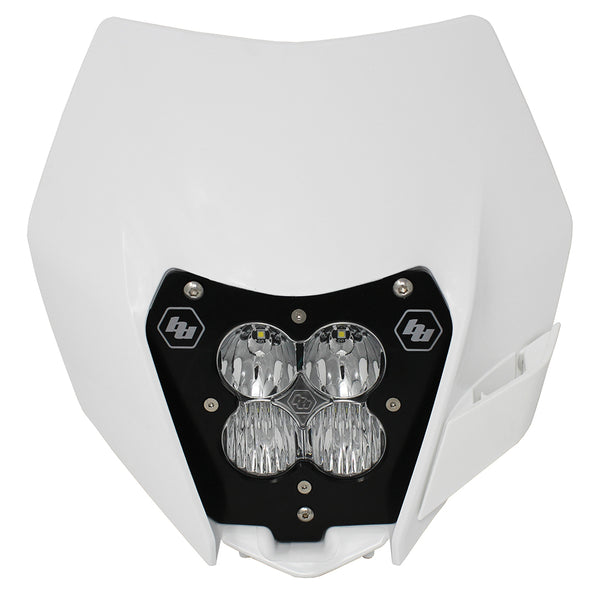 XL Pro (D/C) Headlight Kit w/ Shell - '14-16 250 SX-F/250 XC-F/250 XCF-W/350 SX-F/350 XC-F/350 XCF-W; '13-16 450 XC-W/500 XC-W (Driving/Combo; Clear)