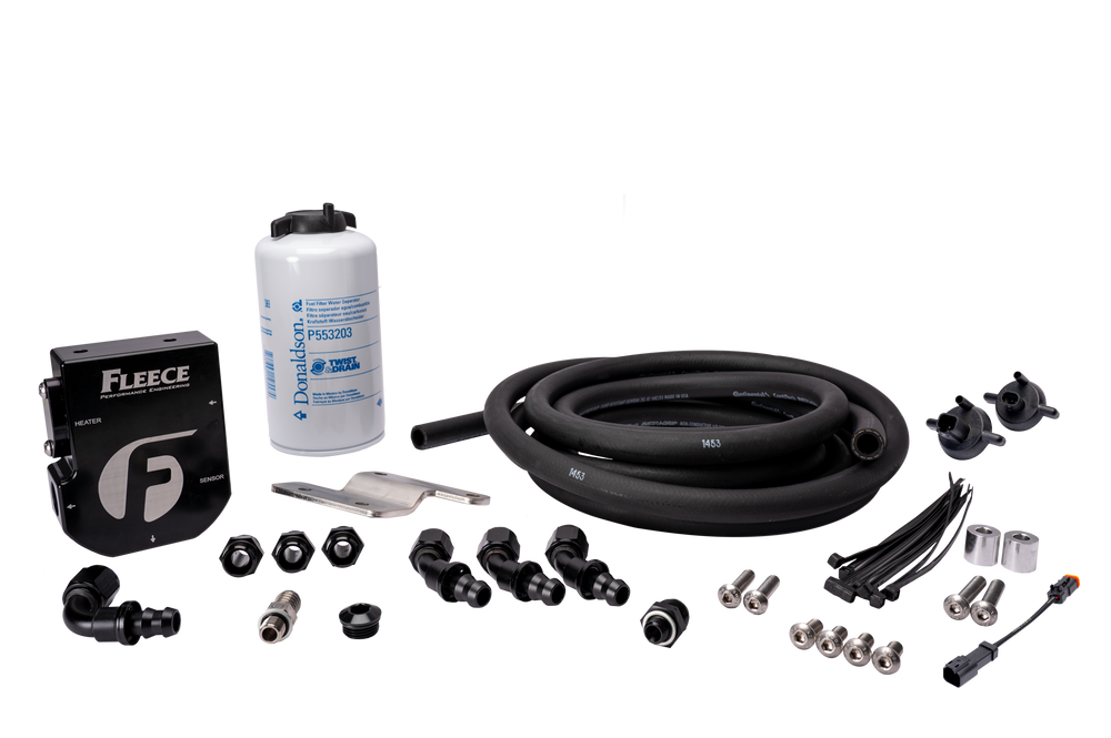 Fleece Performance - 2003 - 2018 Dodge Cummins Auxiliary Fuel Filter Kit - FPE-34783