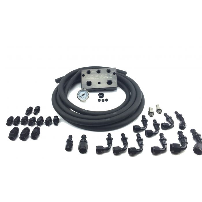 Fleece Performance - 2007.5-2018 Cummins Regulated Return Fuel Distribution Block - FPE-CRR-20-0806