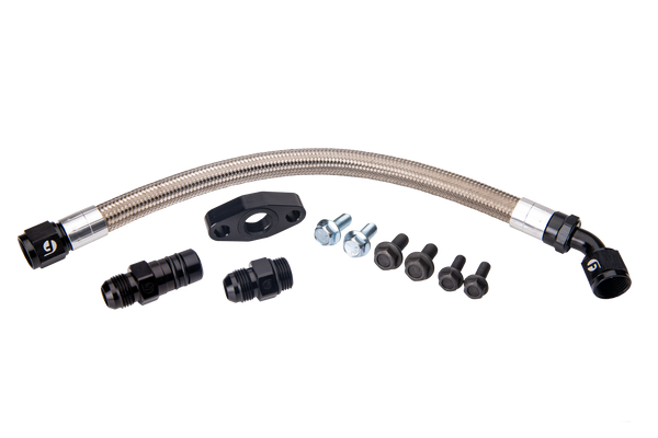 Fleece Performance - Cummins Turbo Drain Tube Kit (for S300/S400 Turbos) - FPE-CTDT-KIT