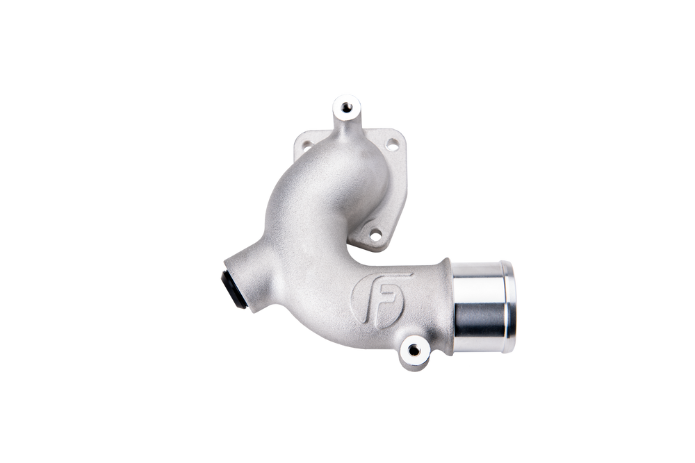 Fleece Performance - Replacement Thermostat Housing with Auxiliary Port (2019+ RAM 6.7L Cummins) - FPE-CUMM-TH-19