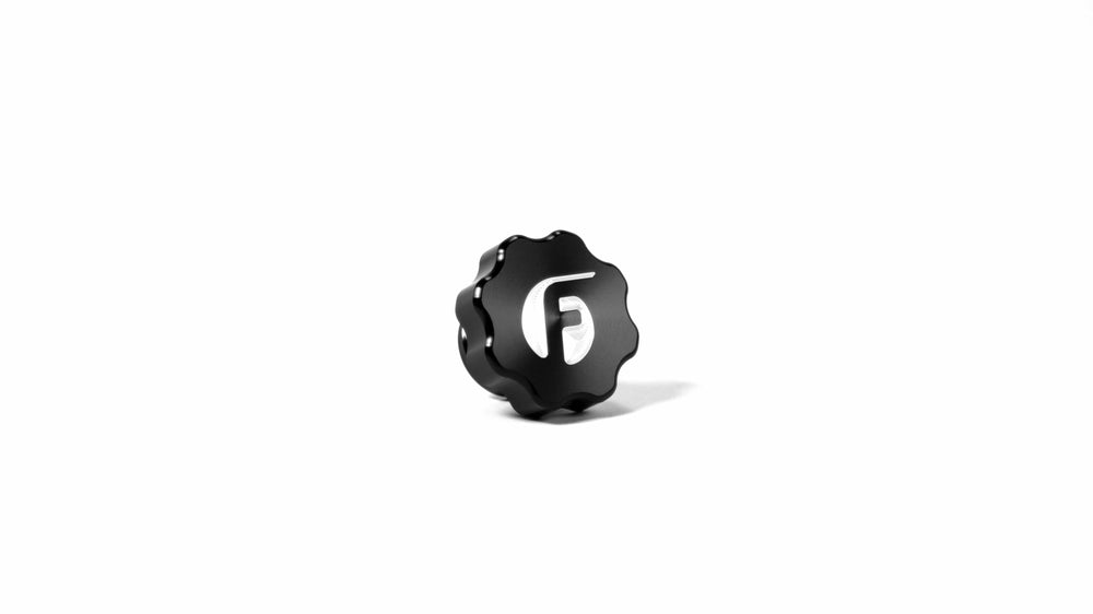 Fleece Performance - 2001-2016 Duramax Oil Cap Black - FPE-DMAX-OC-BLK