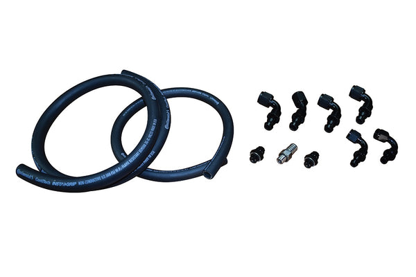 Fleece Performance - 2003-2009 Cummins Fuel Distribution Block Hose and Fitting Kit - FPE-FFD-RF-HF-KIT-3G