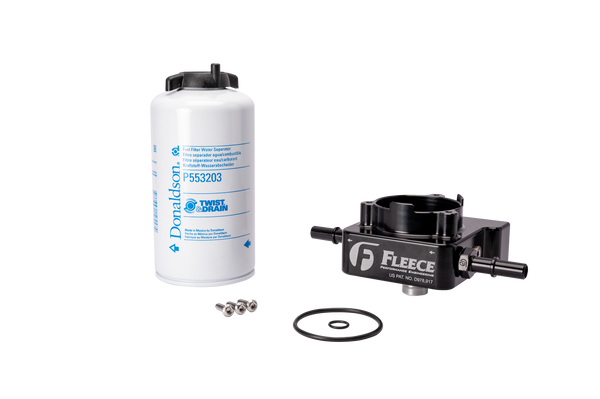 Fleece Performance - L5P Fuel Filter Upgrade Kit 17-19 Short & Long Bed / 20-24 Crew Cab Long Bed) - FPE-L5P-FFBA-1719