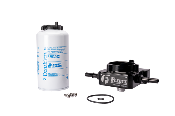 Fleece Performance - L5P Fuel Filter Upgrade Kit (2020-2024 Short Bed and 2024 Standard Cab Long Bed) - FPE-L5P-FFBA-20
