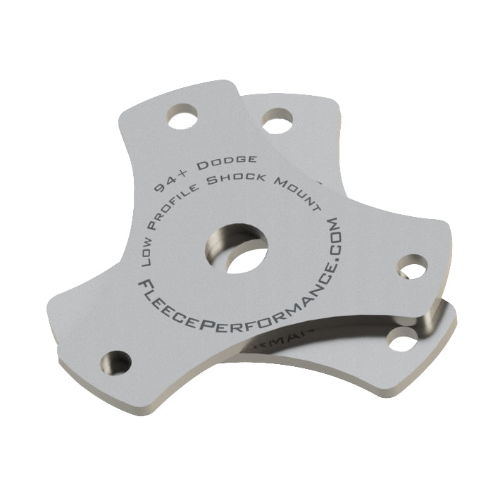 Fleece Performance - Low Profile Shock Mounts - 1994-2012 Dodge 2500 and 3500 - FPE-LPSM