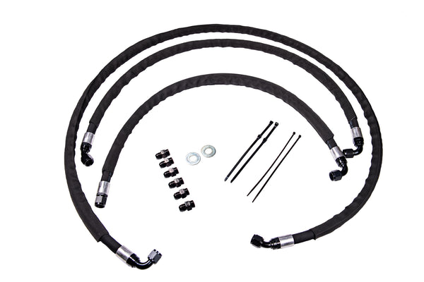 Fleece Performance - 2017-2019 GM Duramax Heavy Duty Replacement Transmission Cooler lines - FPE-TL-L5P-1719