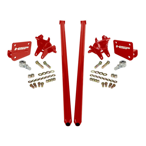 Traction Bars For 2017.5-2022 Ford Powerstroke 6.7L F250 (CCLB)-Flag Red HSP Diesel
