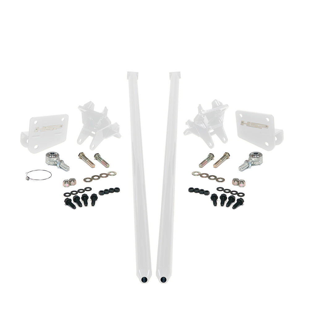 Traction Bars For 2017.5-2022 Ford Powerstroke 6.7L F350 SRW (CCLB)-Polar White HSP Diesel