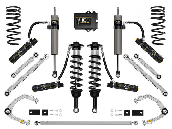 ICON 2022-2025 Toyota Tundra, 1.25-3.5" Lift, Stage 14, 2.5 Suspension System, Billet