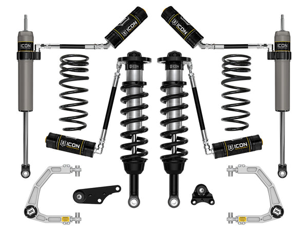 ICON 2024-2025 Toyota Tacoma 1.25-3" Lift, Stage 4 Suspension System, Billet, Overland Rear Springs